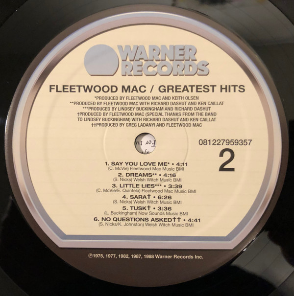Fleetwood Mac - Greatest Hits (LP, Comp, RE)