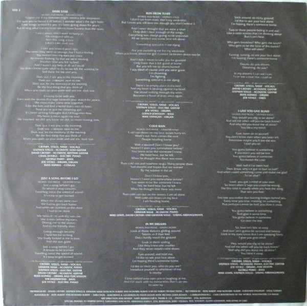 Crosby, Stills & Nash - CSN (LP, Album)