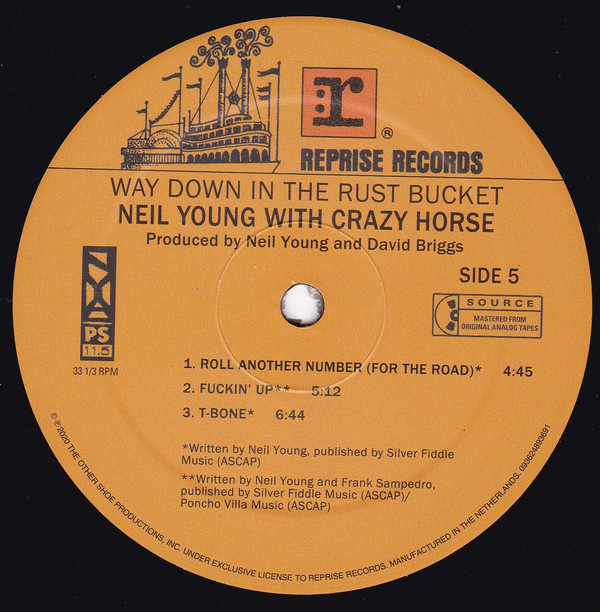 Neil Young With Crazy Horse* - Way Down In The Rust Bucket (4xLP, Album + Box)