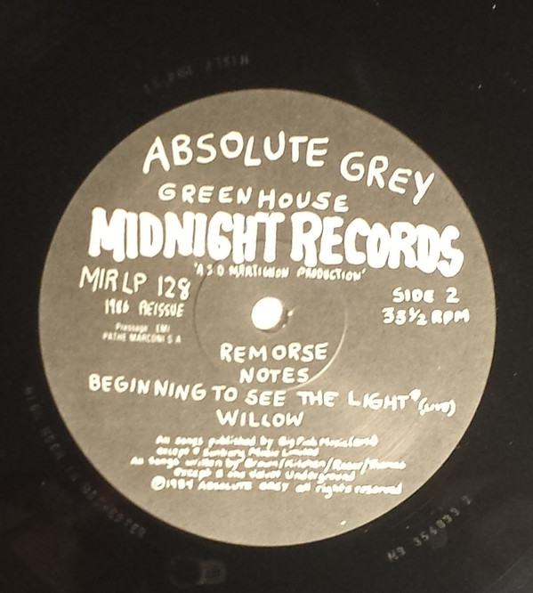 Absolute Grey - Green House (LP, Album, RP)