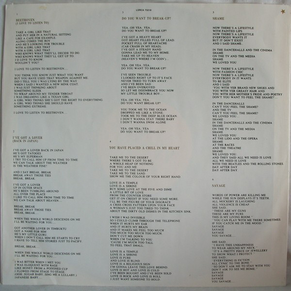 Eurythmics - Savage (LP, Album)