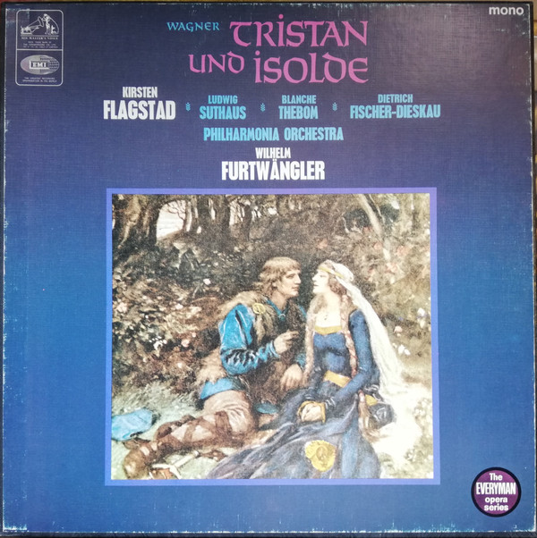 Wagner* / Kirsten Flagstad / Ludwig Suthaus / Blanche Thebom / Dietrich Fischer-Dieskau / Philharmonia Orchestra / Wilhelm Furtwängler - Tristan And Isolde (Complete) (5xLP, Mono, RE, RP + Box)