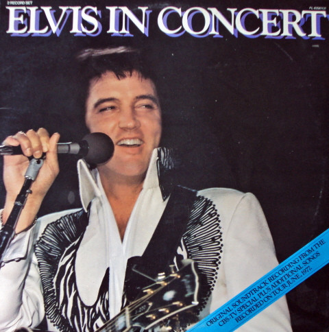 Elvis Presley - Elvis In Concert (2xLP, Album)