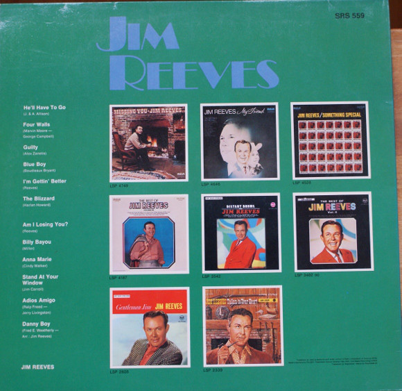 Jim Reeves - The Best Of Jim Reeves (LP, Comp, RE, Gat)