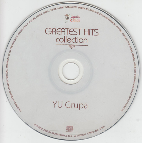 YU Grupa - Greatest Hits Collection (CD, Comp, Car)