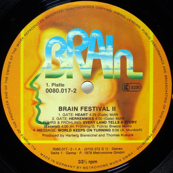 Various - Brain-Festival Essen II (2xLP, Album)