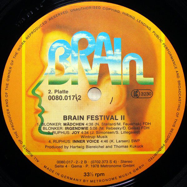 Various - Brain-Festival Essen II (2xLP, Album)