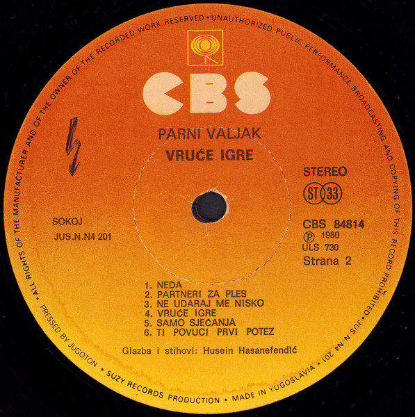 Parni Valjak - Vruće Igre (LP, Album, RP)