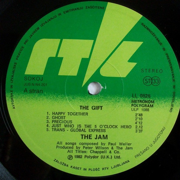 The Jam - The Gift (LP, Album)