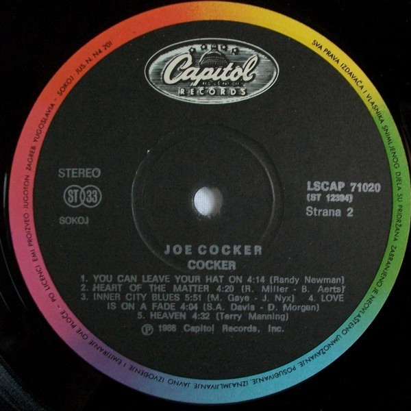Joe Cocker - Cocker (LP, Album)