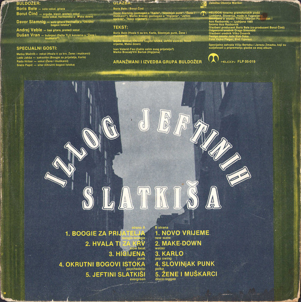Buldožer - Izlog Jeftinih Slatkiša (LP, Album, Uni)