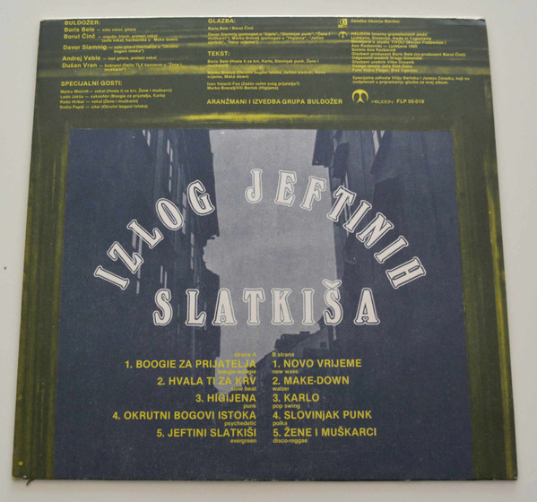 Buldožer - Izlog Jeftinih Slatkiša (LP, Album, Uni)