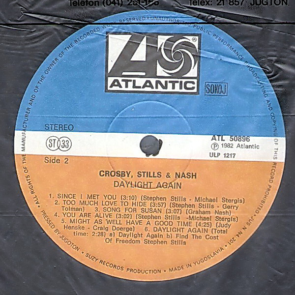 Crosby, Stills & Nash - Daylight Again (LP, Album)
