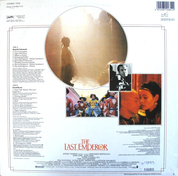 Various - The Last Emperor (LP, Album)