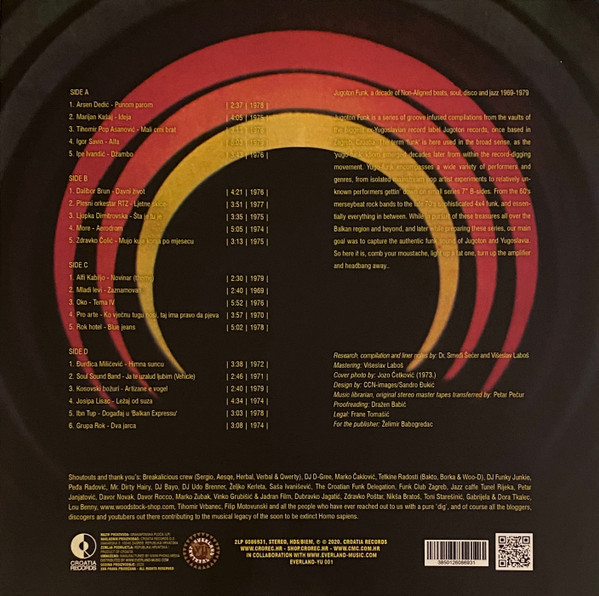 Various - Jugoton Funk Vol. 1 - A Decade Of Non-Aligned Beats, Soul, Disco And Jazz 1969-1979 (2xLP, Comp, RM, RP)