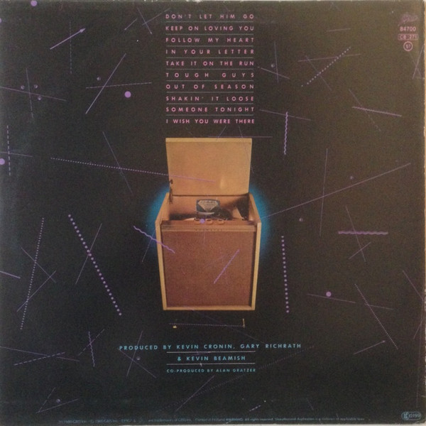 REO Speedwagon - Hi Infidelity (LP, Album)