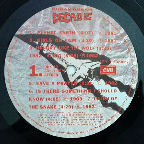Duran Duran - Decade (LP, Comp)