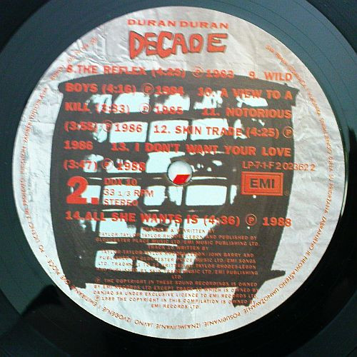 Duran Duran - Decade (LP, Comp)