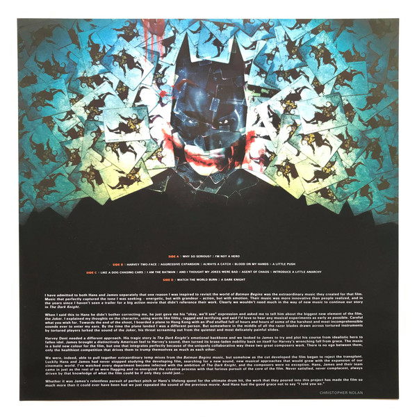Hans Zimmer And James Newton Howard - The Dark Knight (Original Motion  Picture Soundtrack) (2xLP, Album, Ltd, RE, Neo) - Woodstock Shop