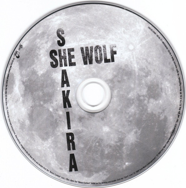 Shakira - She Wolf (CD, Album, Enh)