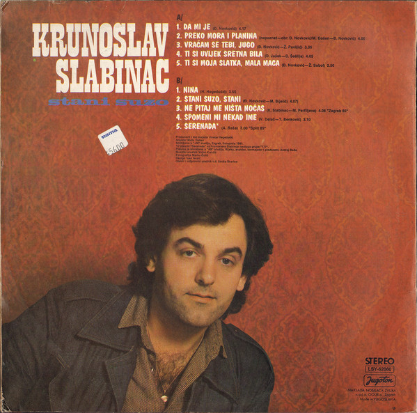 Krunoslav Slabinac* - Stani Suzo (LP, Album)
