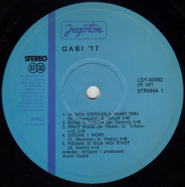 Gabi Novak - Gabi 77. (LP, Album)