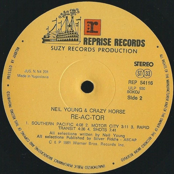 Neil Young & Crazy Horse - Reactor (LP, Album)