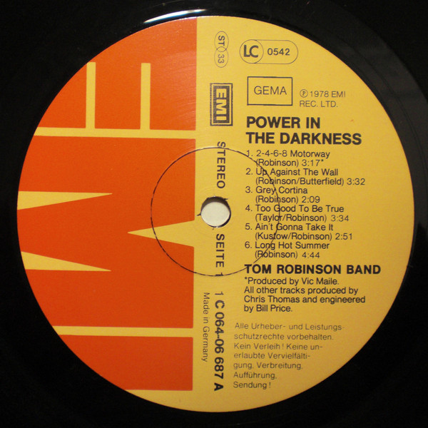 TRB* - Power In The Darkness (LP, Album)