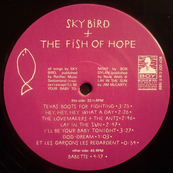Sky Bird And The Fish Of Hope* - Babette (LP, All)