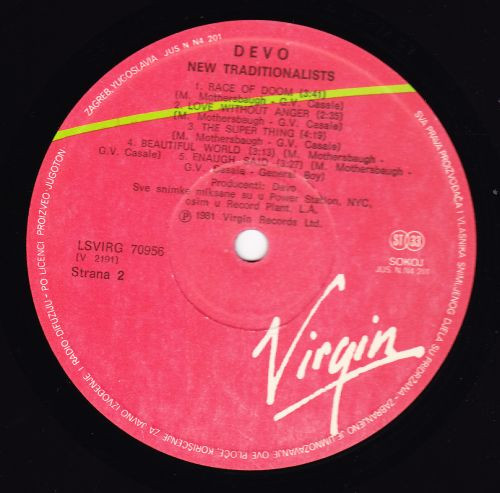 Devo - New Traditionalists (LP, Album)