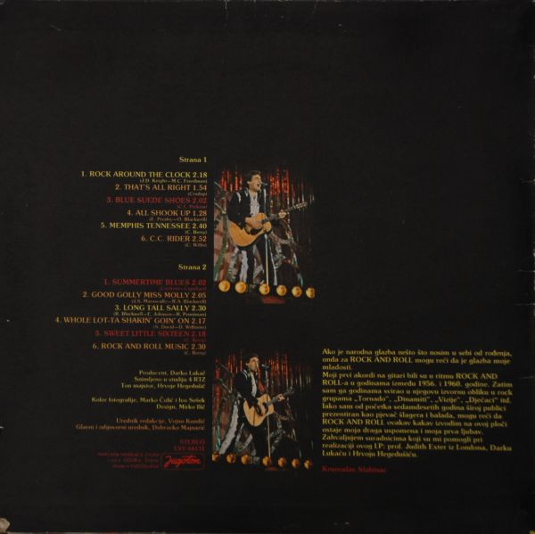 Krunoslav Slabinac* - Rock And Roll (LP, Album, RE)