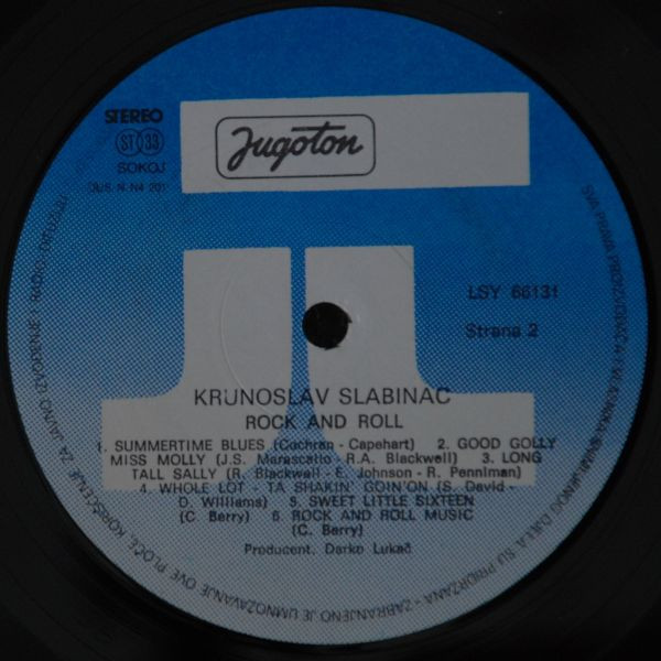 Krunoslav Slabinac* - Rock And Roll (LP, Album, RE)
