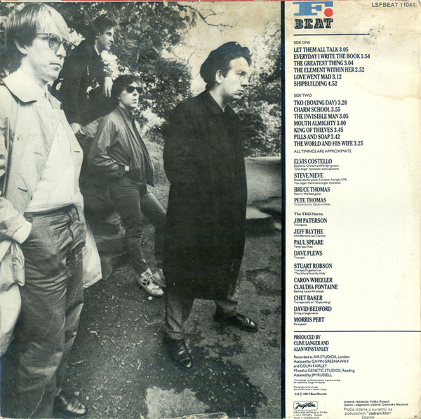 Elvis Costello & The Attractions - Punch The Clock (LP, Album)
