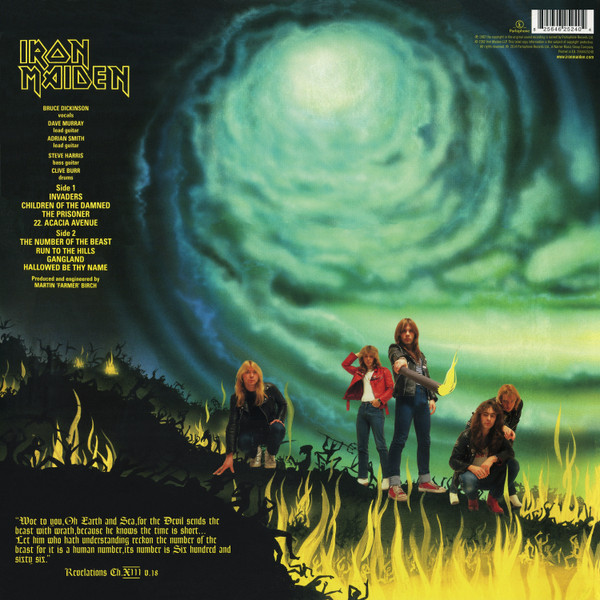 Iron Maiden - The Number Of The Beast (LP, Album, RE, RP, 180)