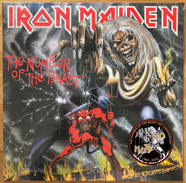 Iron Maiden - The Number Of The Beast (LP, Album, RE, RP, 180)