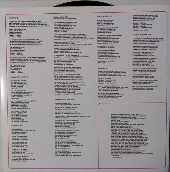 Iron Maiden - The Number Of The Beast (LP, Album, RE, RP, 180)