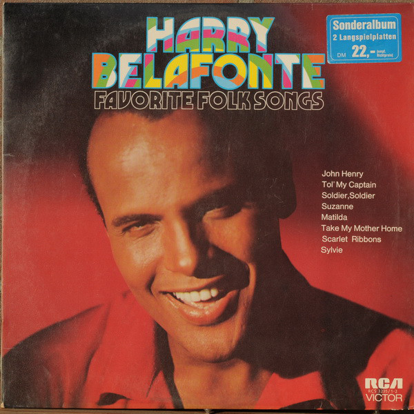 Harry Belafonte - Favorite Folk Songs (2xLP, Comp)