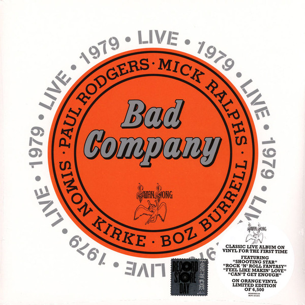 Bad Company (3) - Live 1979 (2xLP, Album, Ltd, Tra)
