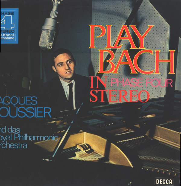 Jacques Loussier Und Das Royal Philharmonic Orchestra* - Play Bach In Phase Four Stereo (LP)