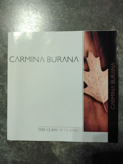 Carl Orff -  Carmina Burana - Cantiones Profane (CD, Album)