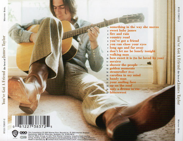 James Taylor (2) - The Best Of James Taylor (CD, Album, Comp)