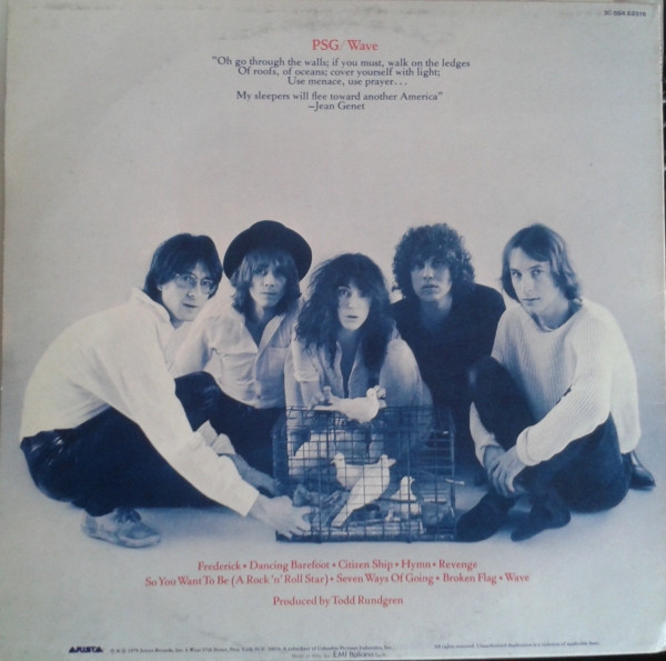 Patti Smith Group - Wave (LP, Album)