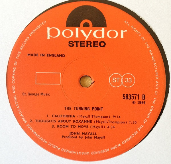 John Mayall - The Turning Point (LP, Album)