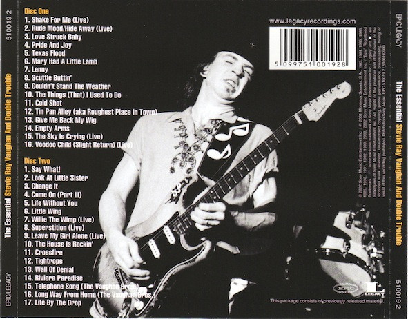 Stevie Ray Vaughan And Double Trouble* - The Essential Stevie Ray Vaughan And Double Trouble (2xCD, Comp)