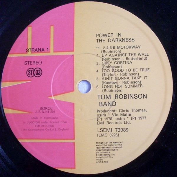 TRB* - Power In The Darkness (LP, Album)
