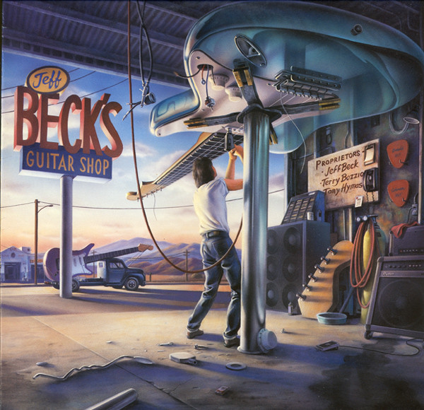 Jeff Beck With Terry Bozzio And Tony Hymas - Jeff Beck's Guitar Shop (LP, Album)