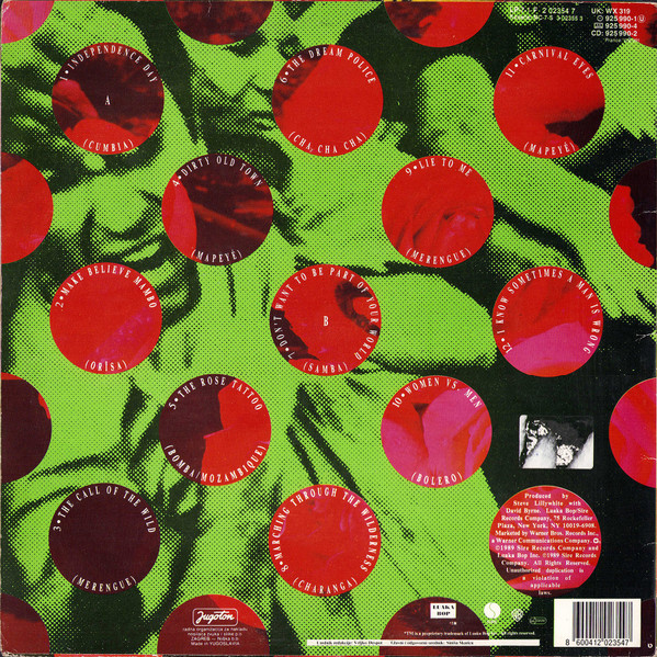 David Byrne - Rei Momo (LP, Album)