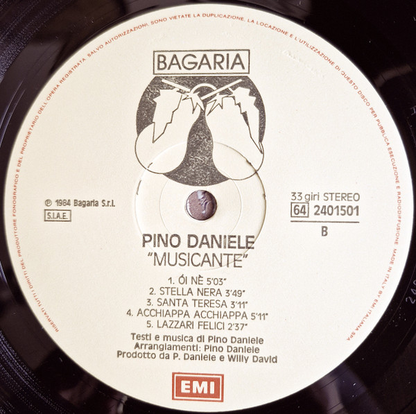 Pino Daniele - Musicante (LP, Album)