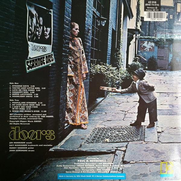 The Doors - Strange Days (LP, Album, RE)