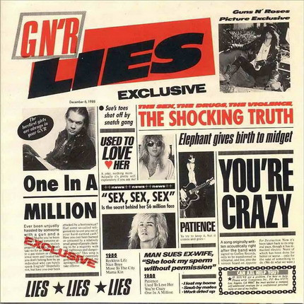 Guns N' Roses - G N' R Lies (LP, Album)